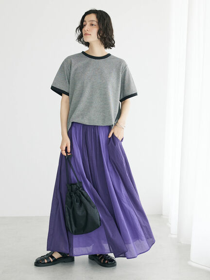  Sazama Cotton Patchwork Skirt - Bobo Tokyo