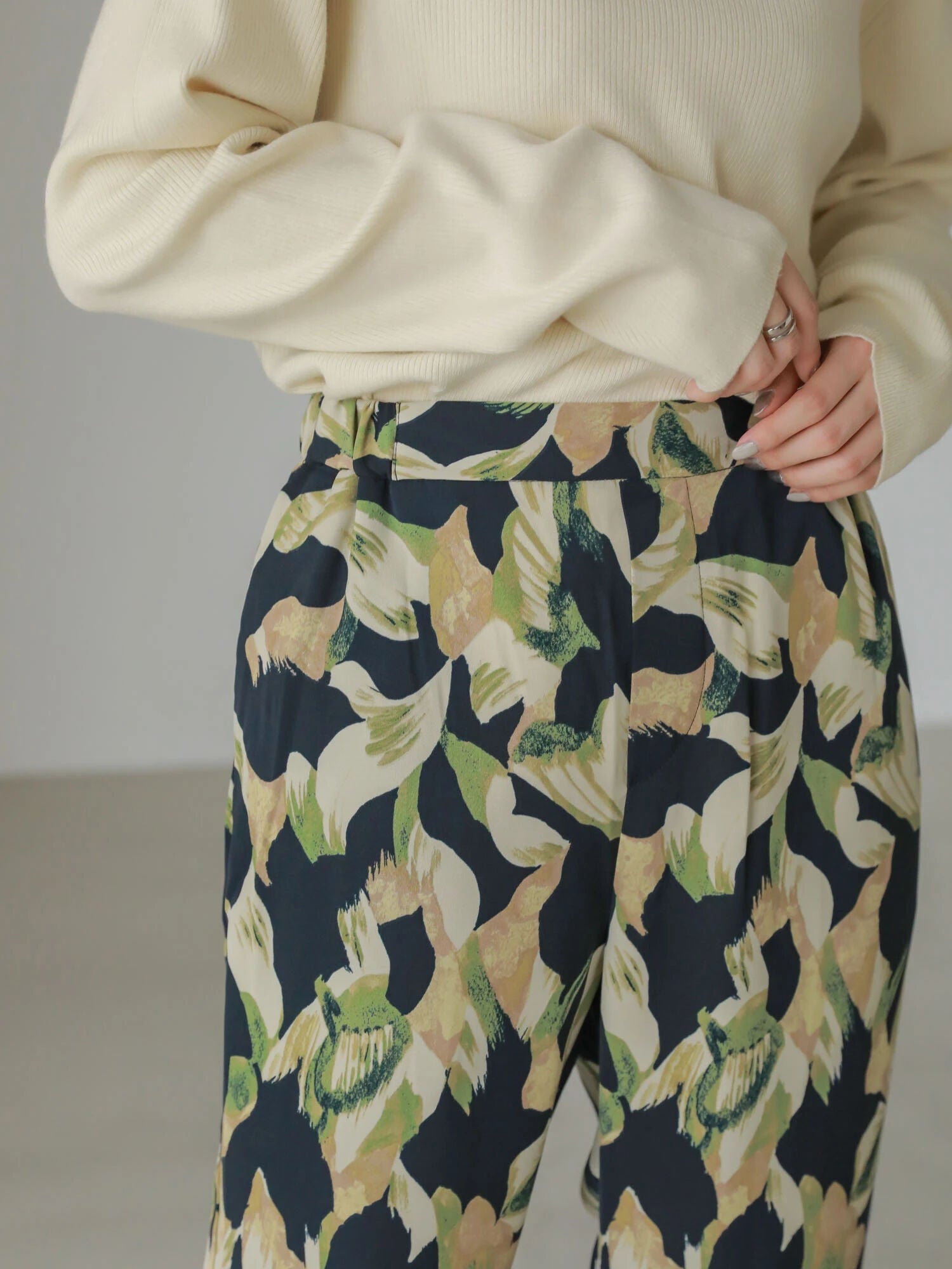 Carrie Print Easy Pants