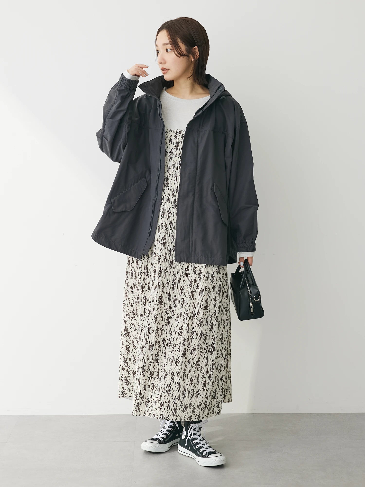 Morita 2way Pleated Cami Dress