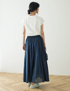  Sazama Cotton Patchwork Skirt - Bobo Tokyo