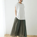  Sazama Cotton Patchwork Skirt - Bobo Tokyo