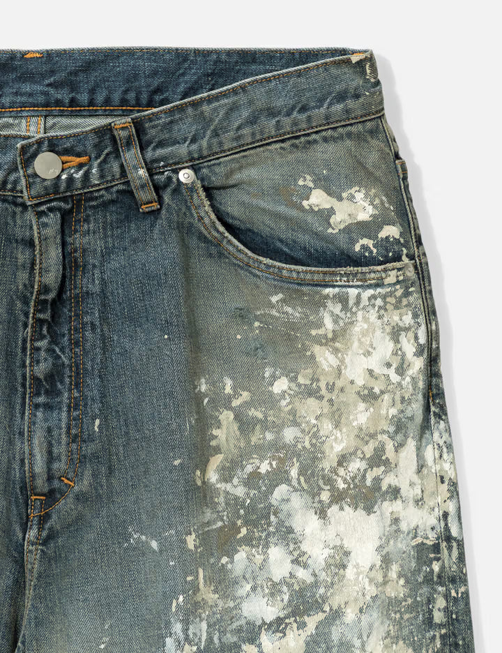 #08 Painted Middle Straight 5P Denim Pants