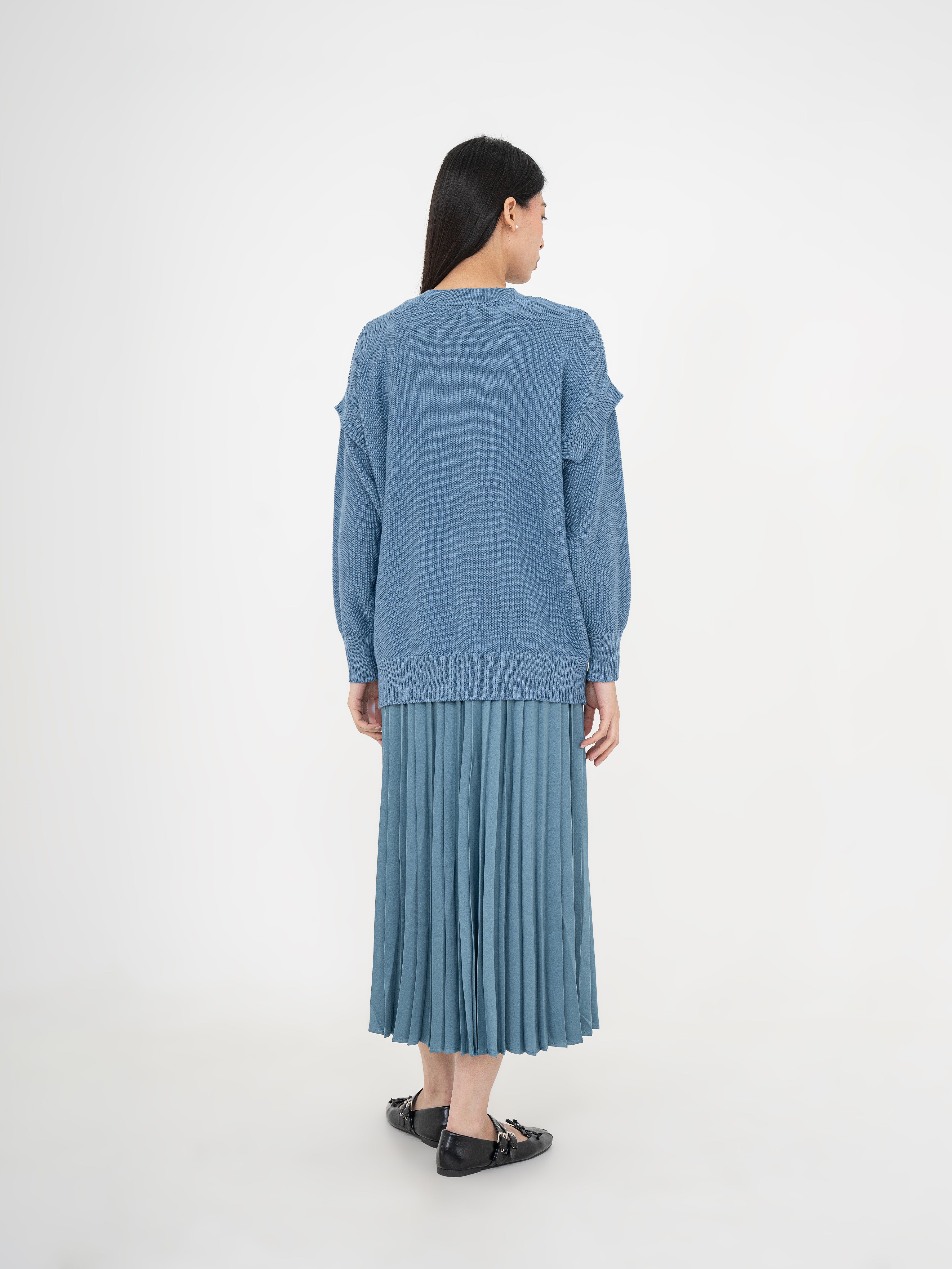 Jura Contrast Stitch Knit