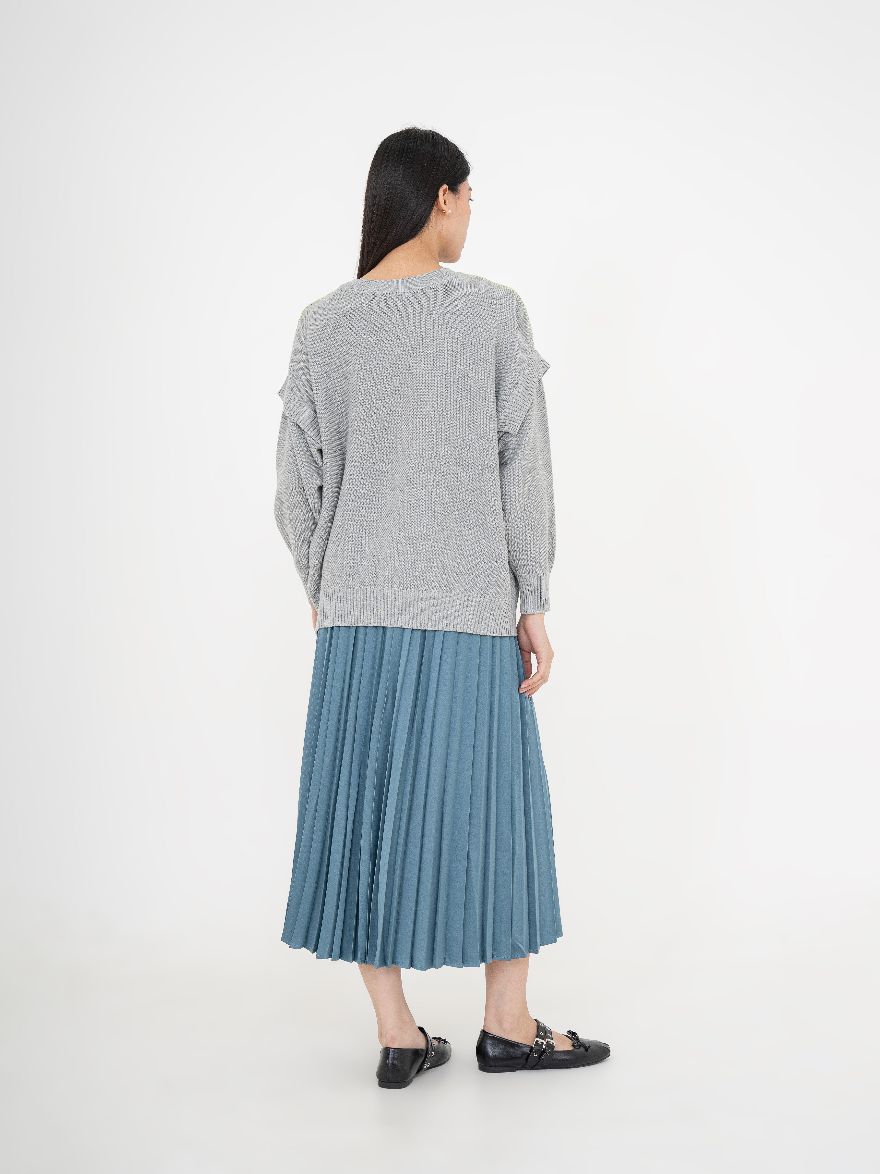 Jura Contrast Stitch Knit