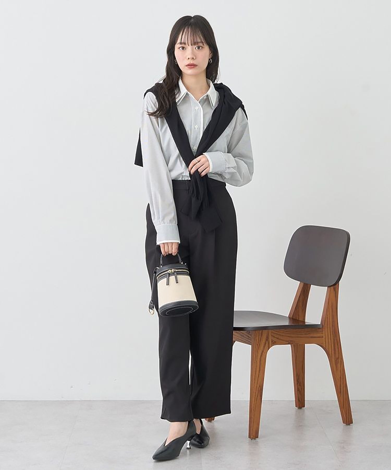 Sora Layered Striped Shirt