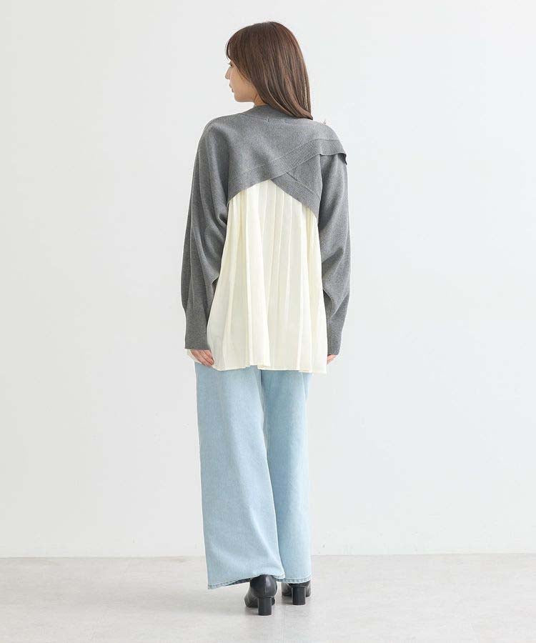 Orie Layered Pleated Knit