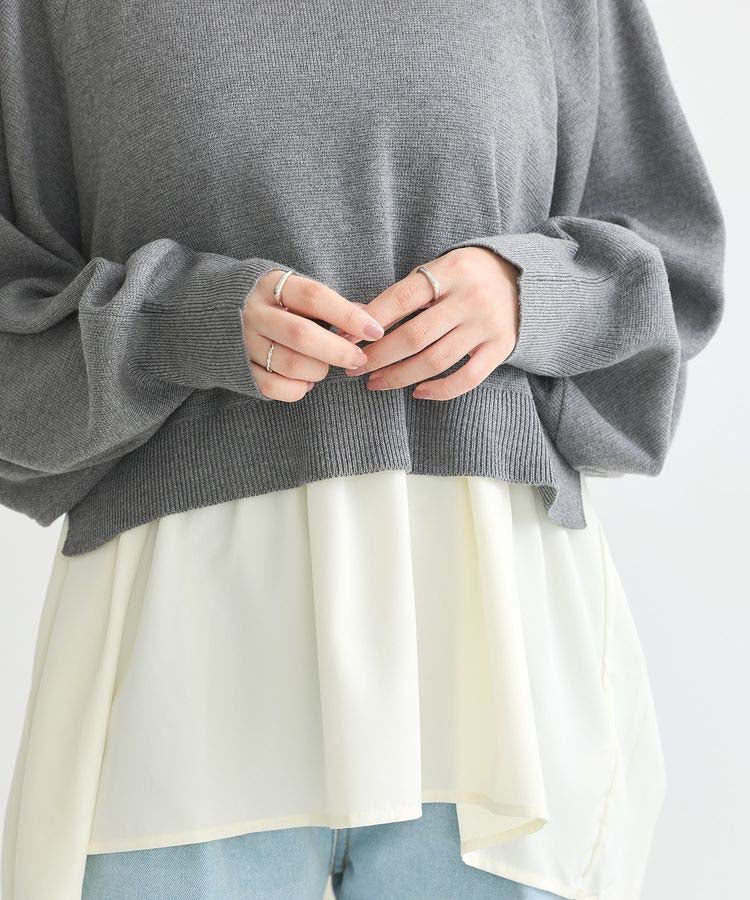 Orie Layered Pleated Knit