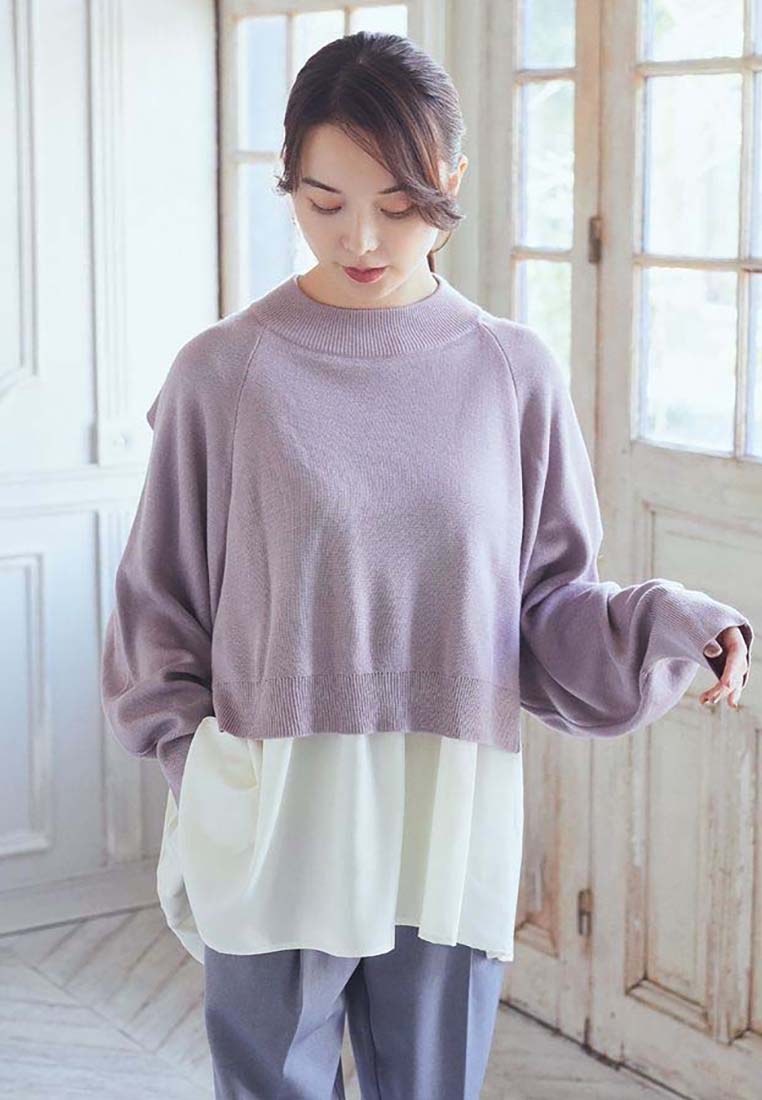 Orie Layered Pleated Knit