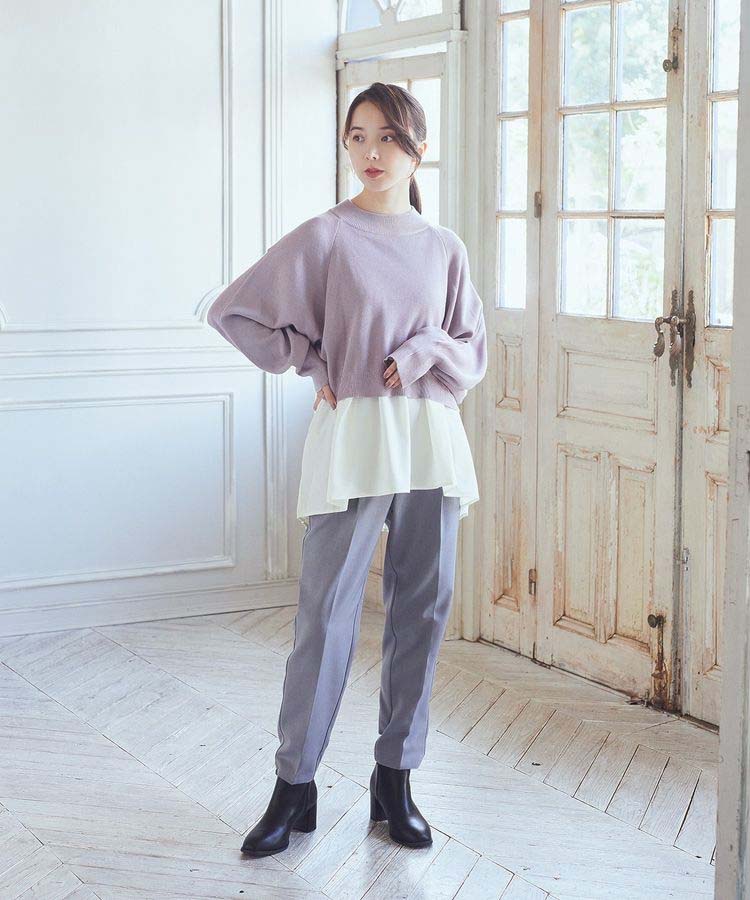 Orie Layered Pleated Knit