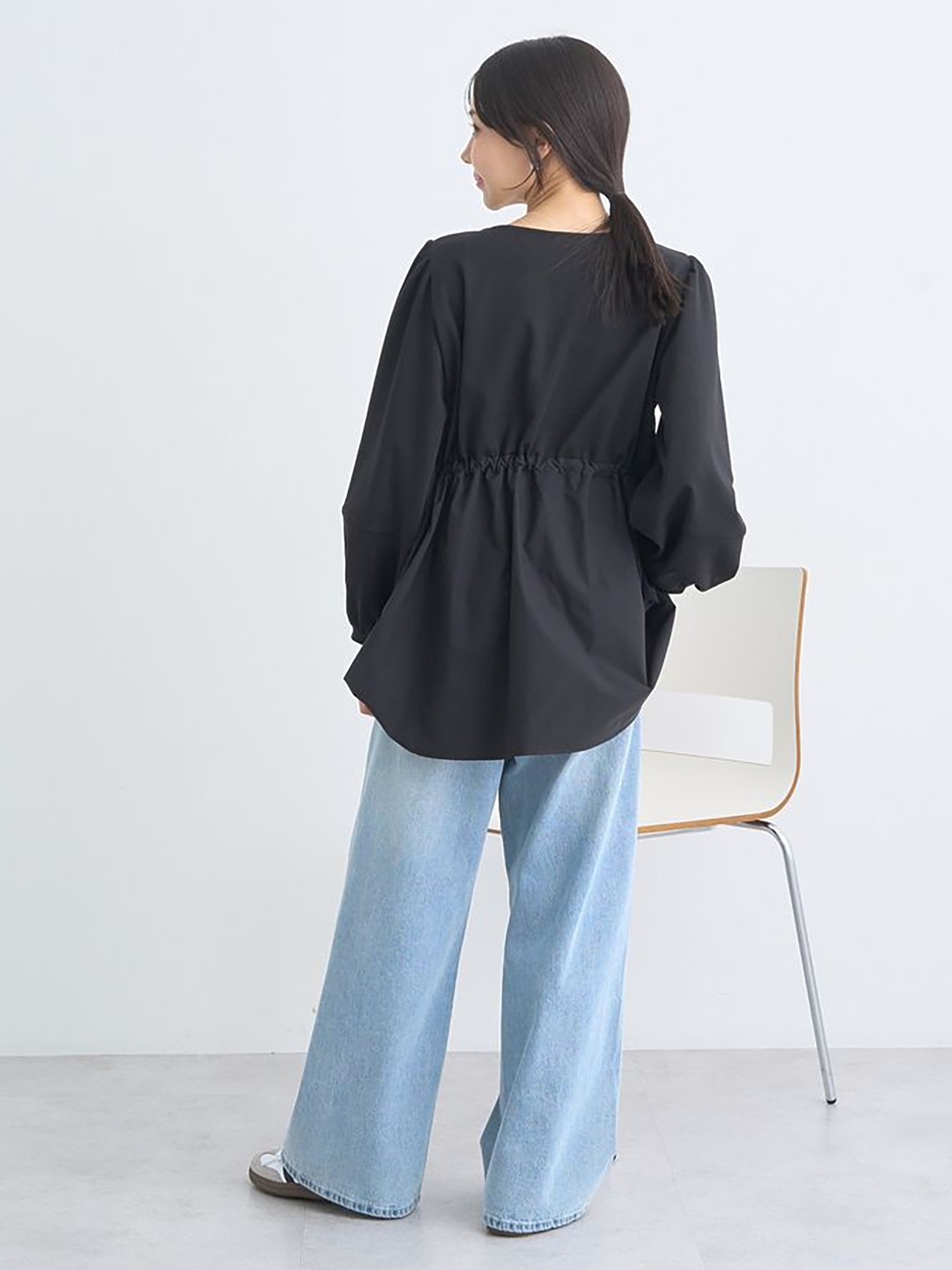 Toki Peplum Pullover Blouse