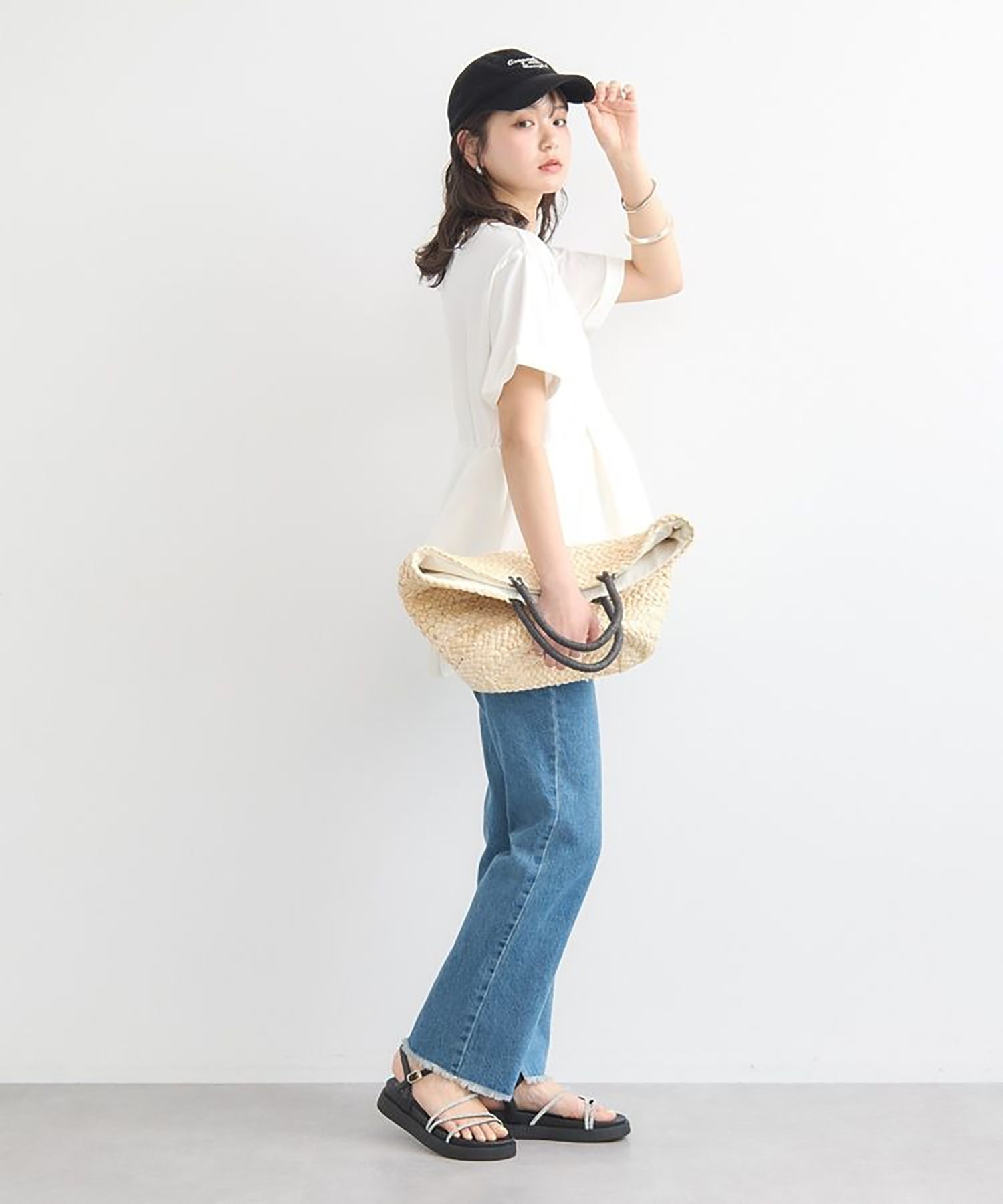 Kozue Back Pleated Blouse