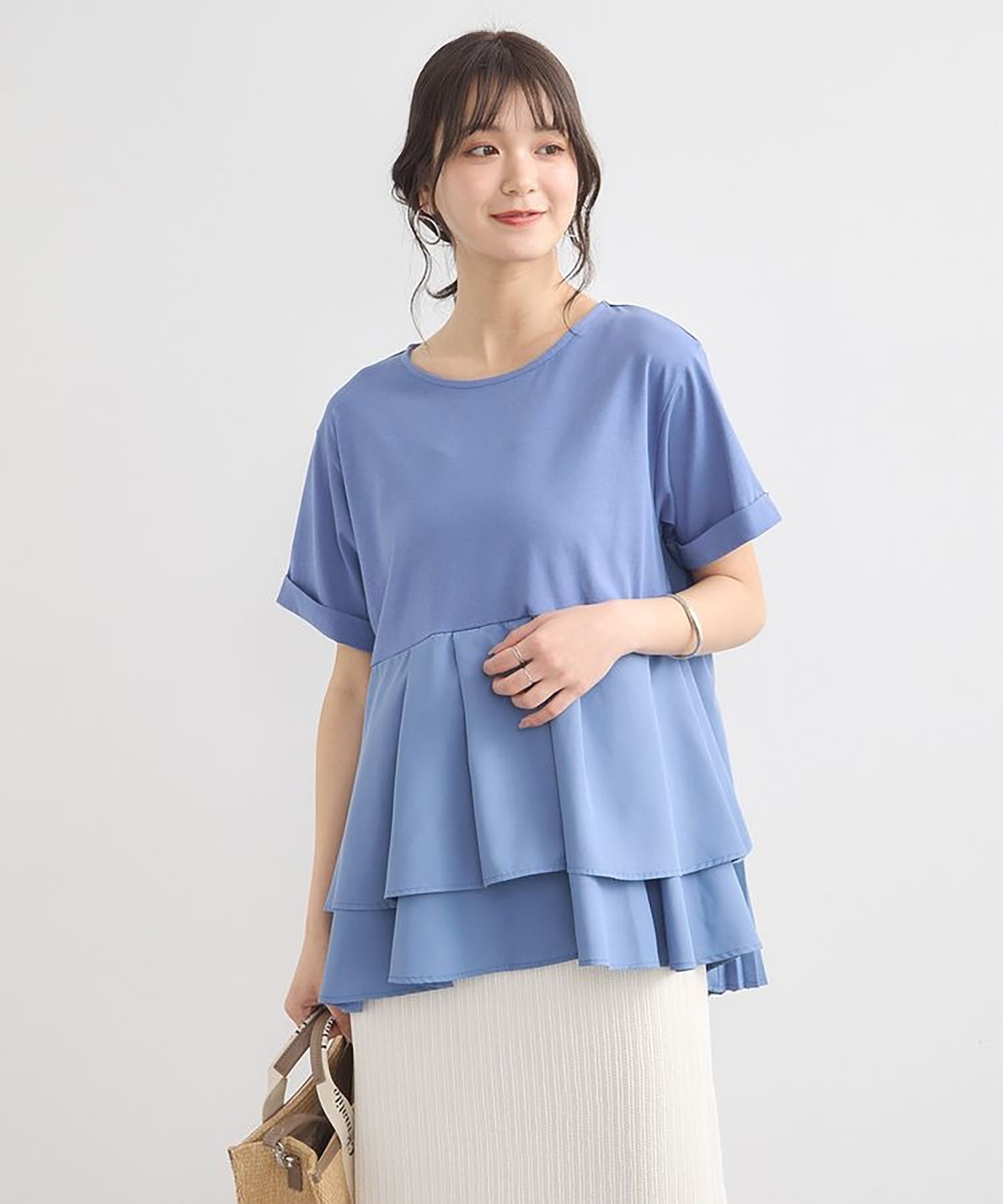 Kozue Back Pleated Blouse