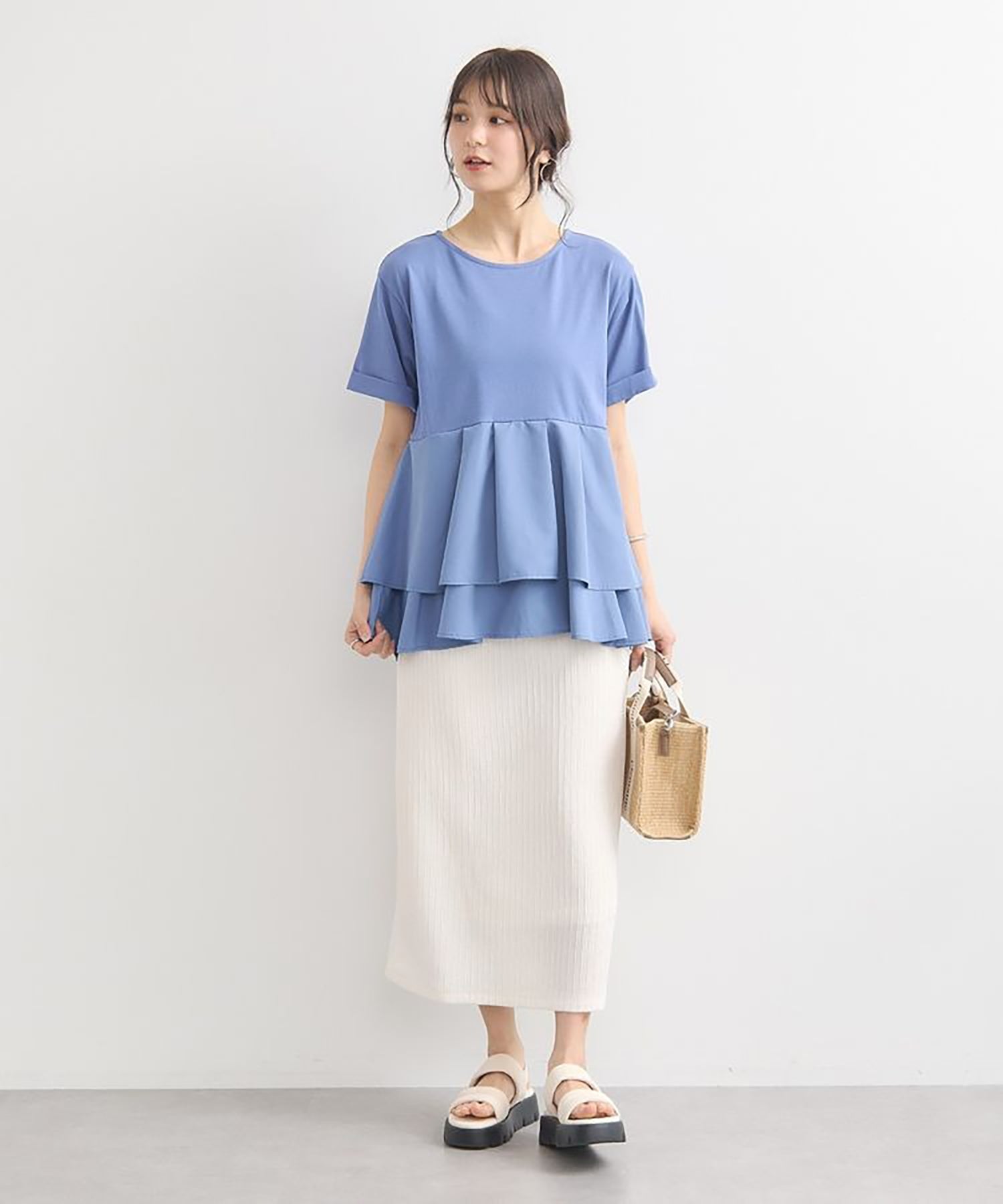 Kozue Back Pleated Blouse