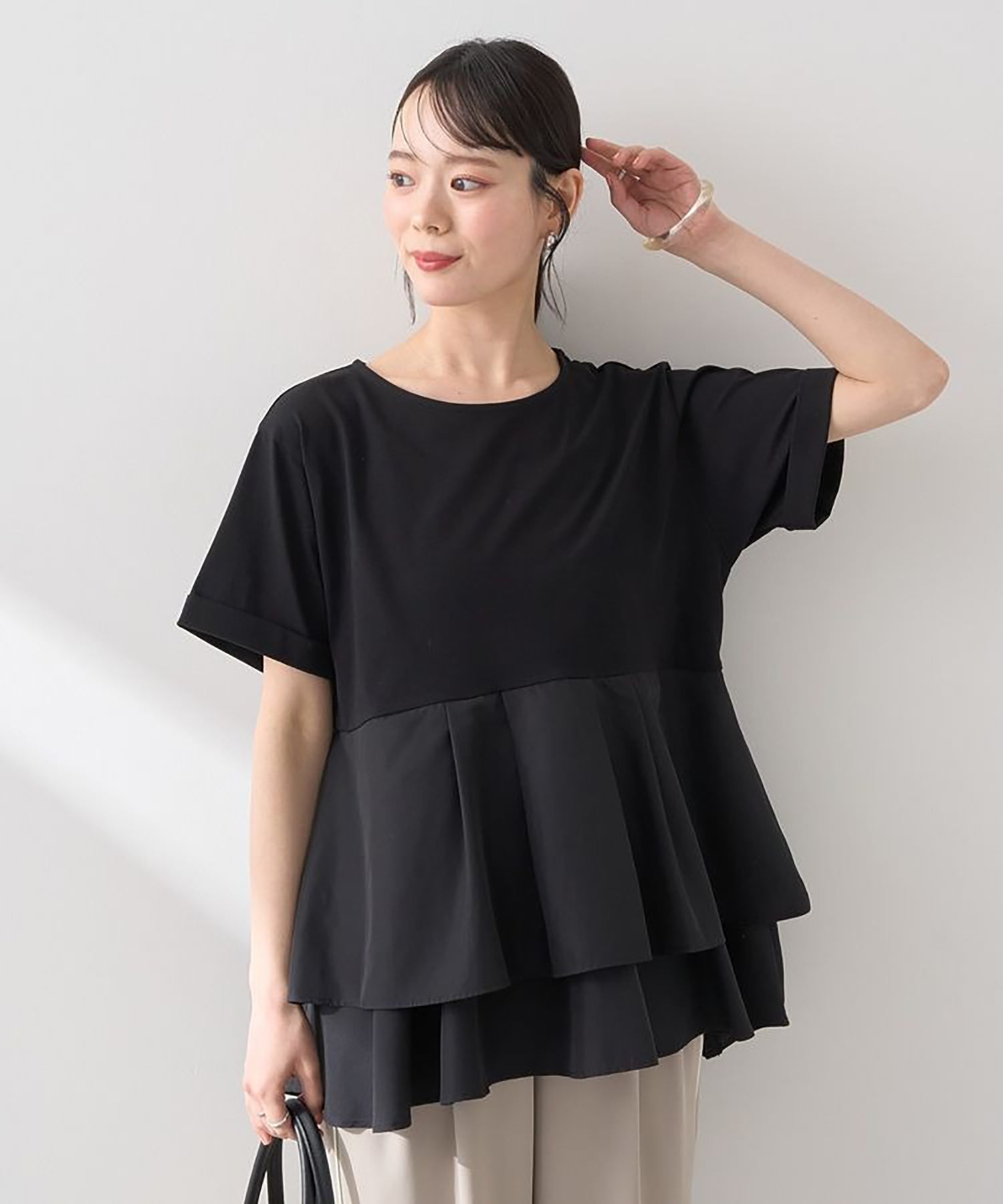 Kozue Back Pleated Blouse