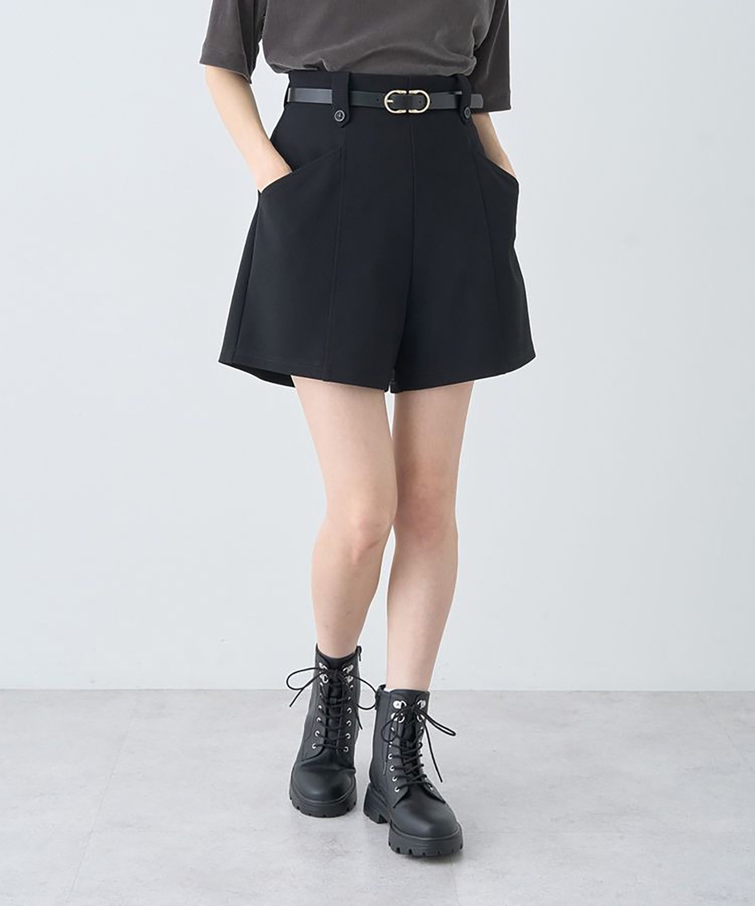 Yukari Belted Shorts