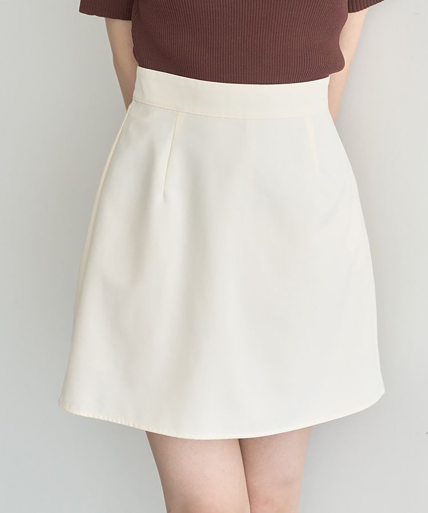 Yubi Set Pleated Wrap Skirt