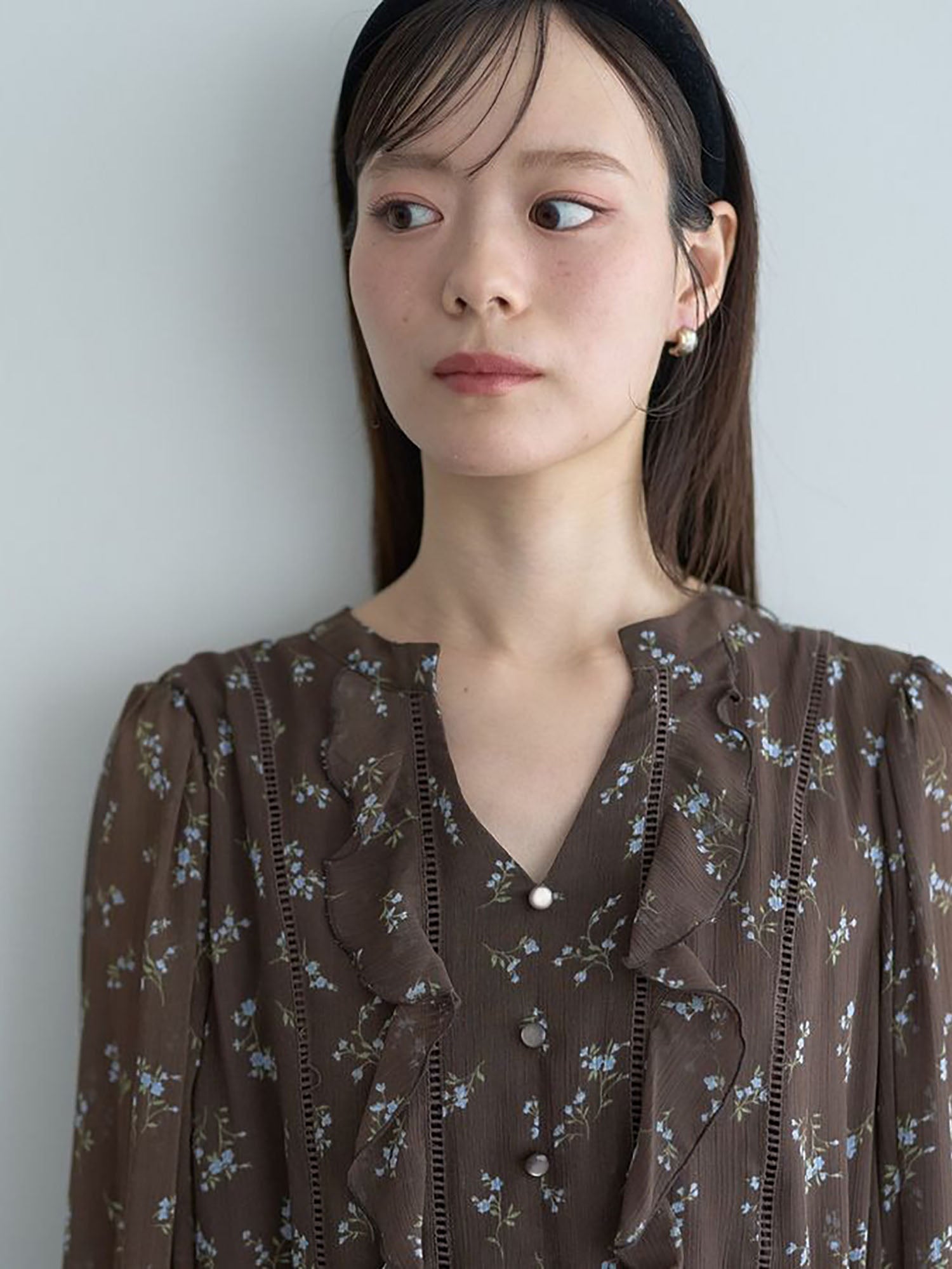 Asuka Flower Willow Tiered Mini Dress