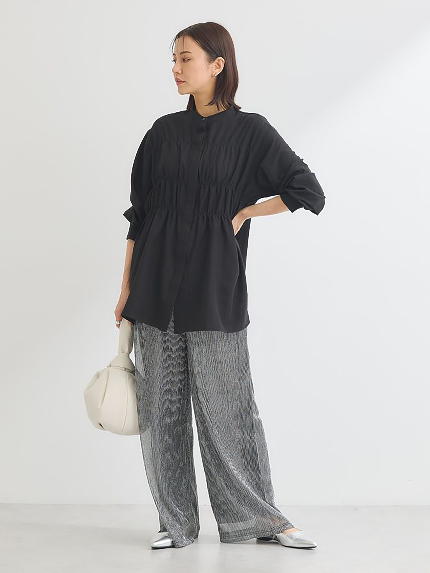 Haruma Shirred Tunic