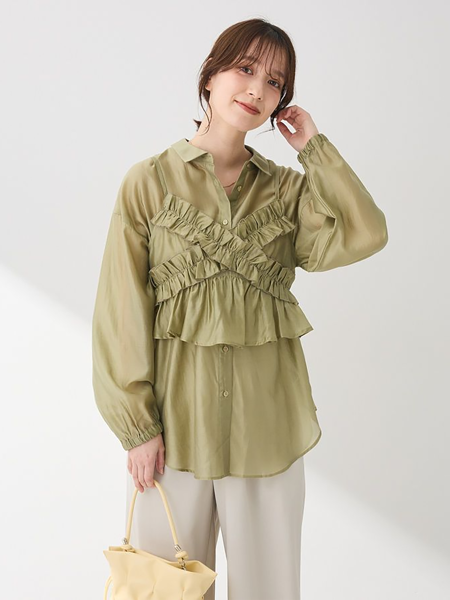 Ryou Shirt Tunic Set