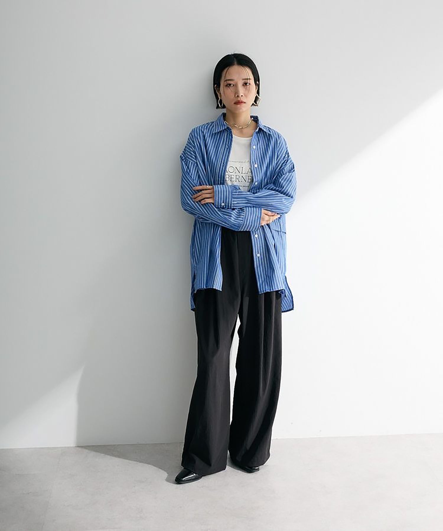 Mio Glitter Stripe Shirt