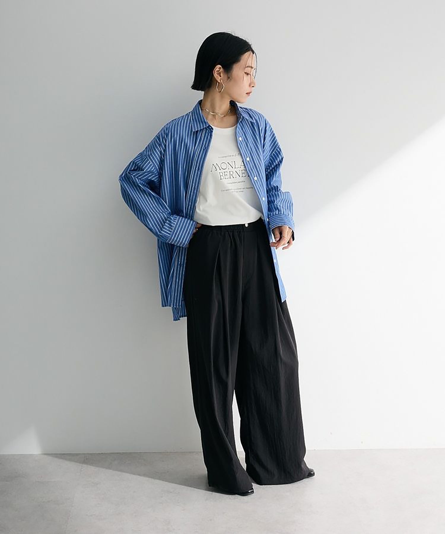 Mio Glitter Stripe Shirt