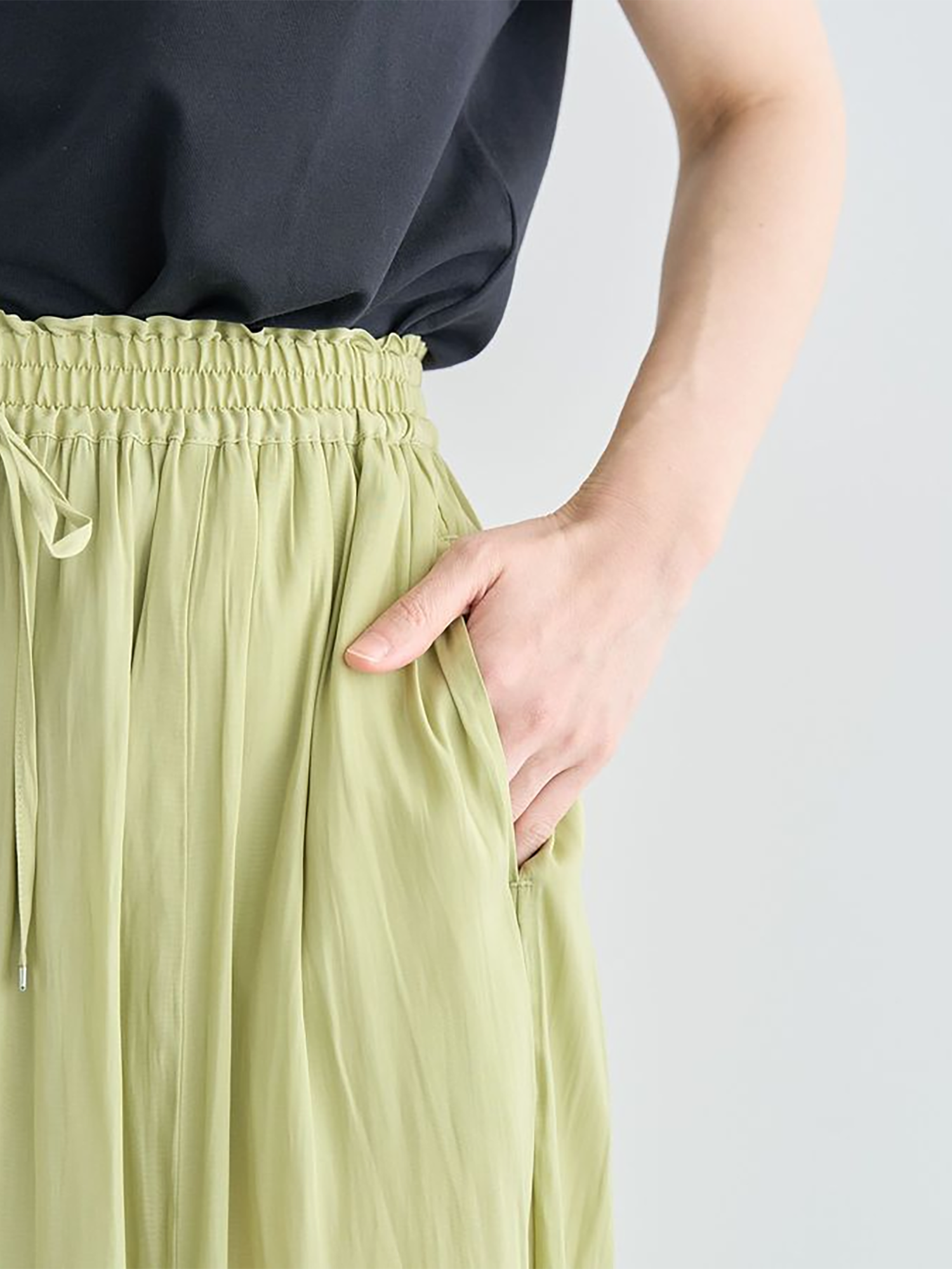 Kamitsu Plain Wide Pants
