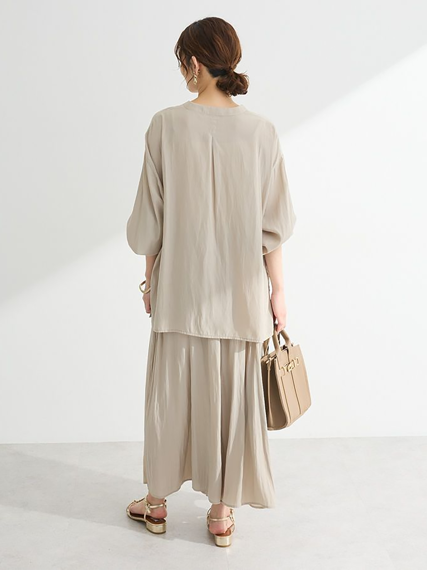 Kamitsu Plain Wide Pants