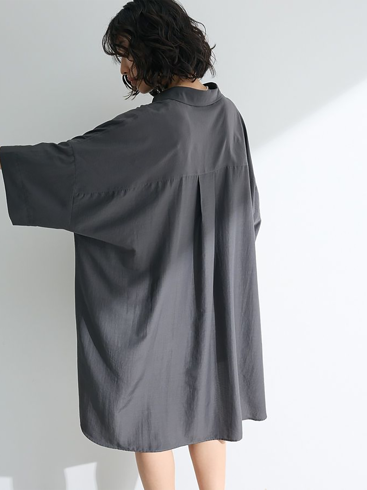 Kasumisou Midi Shirt Dress