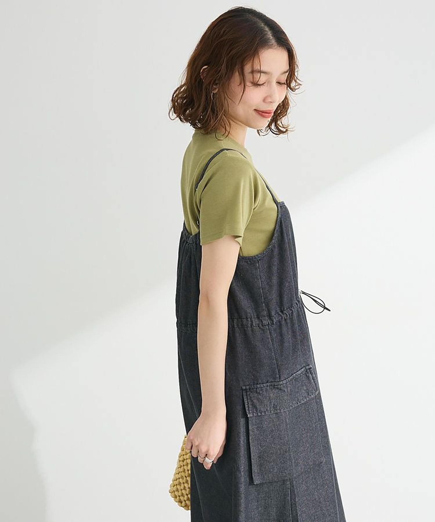 Hanataba Denim Camisole Dress