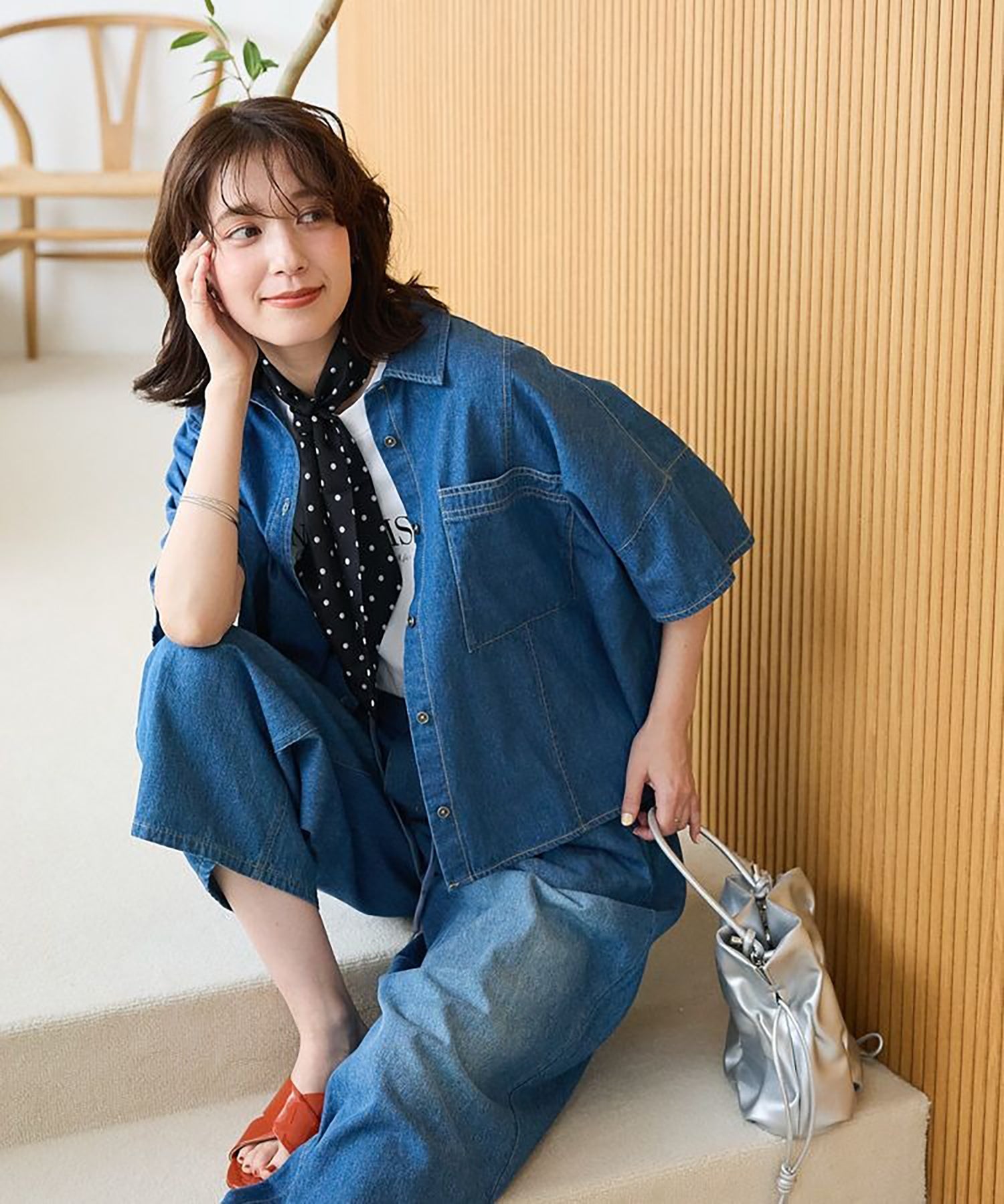 Murasaki Denim Shirt