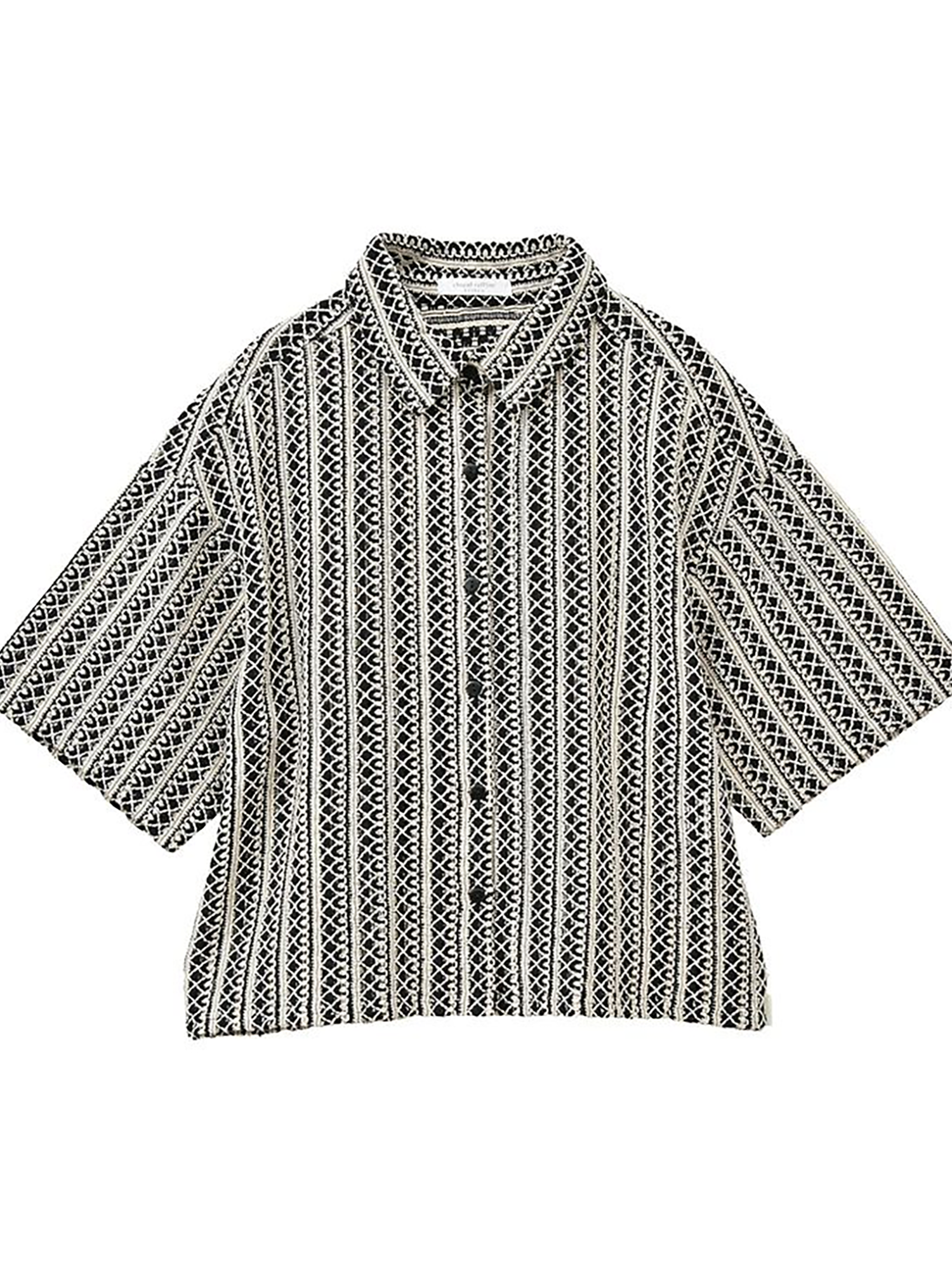 Hasu Collared Lace Shirt