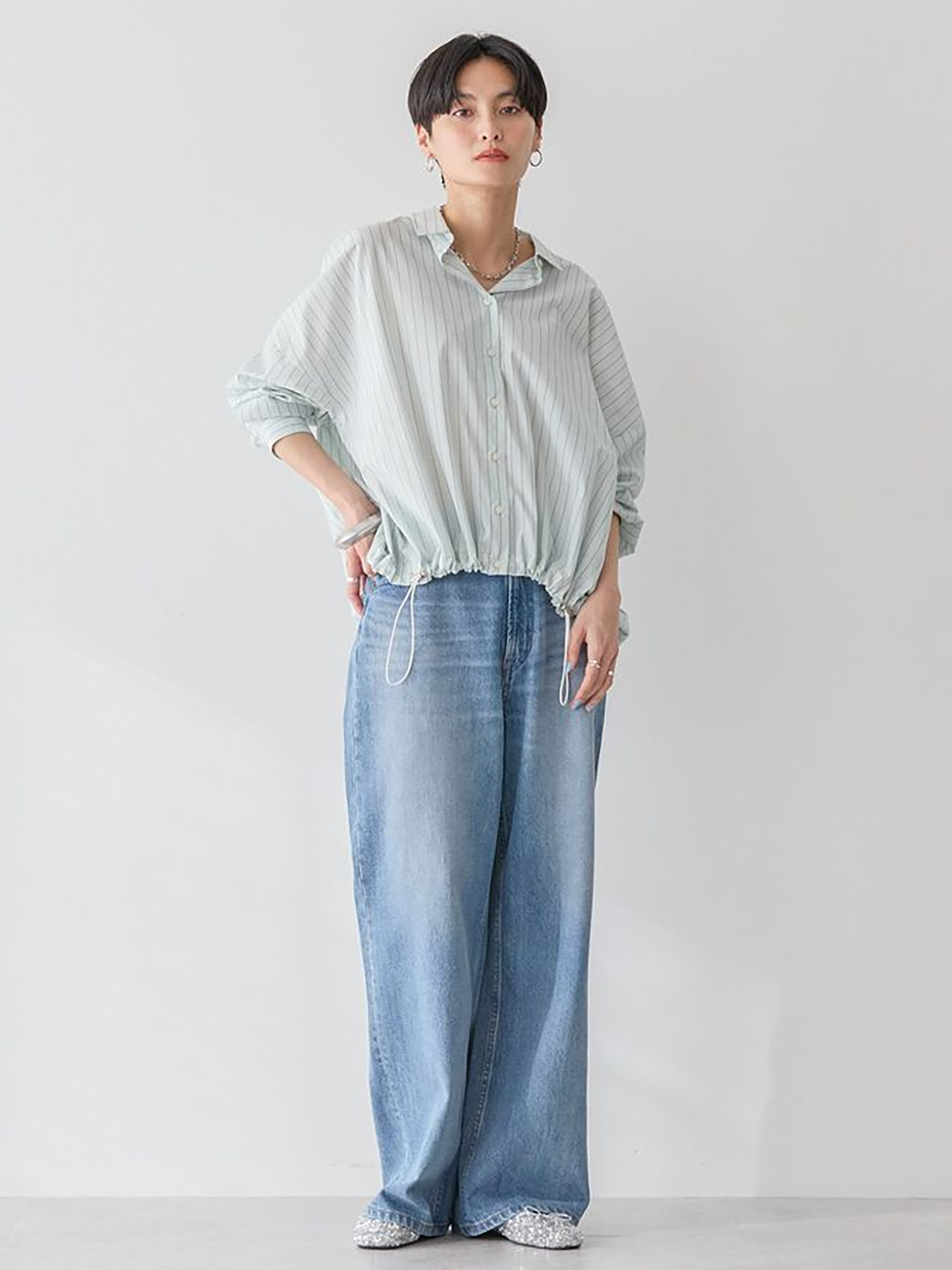 Katsura Drawcord Shirt