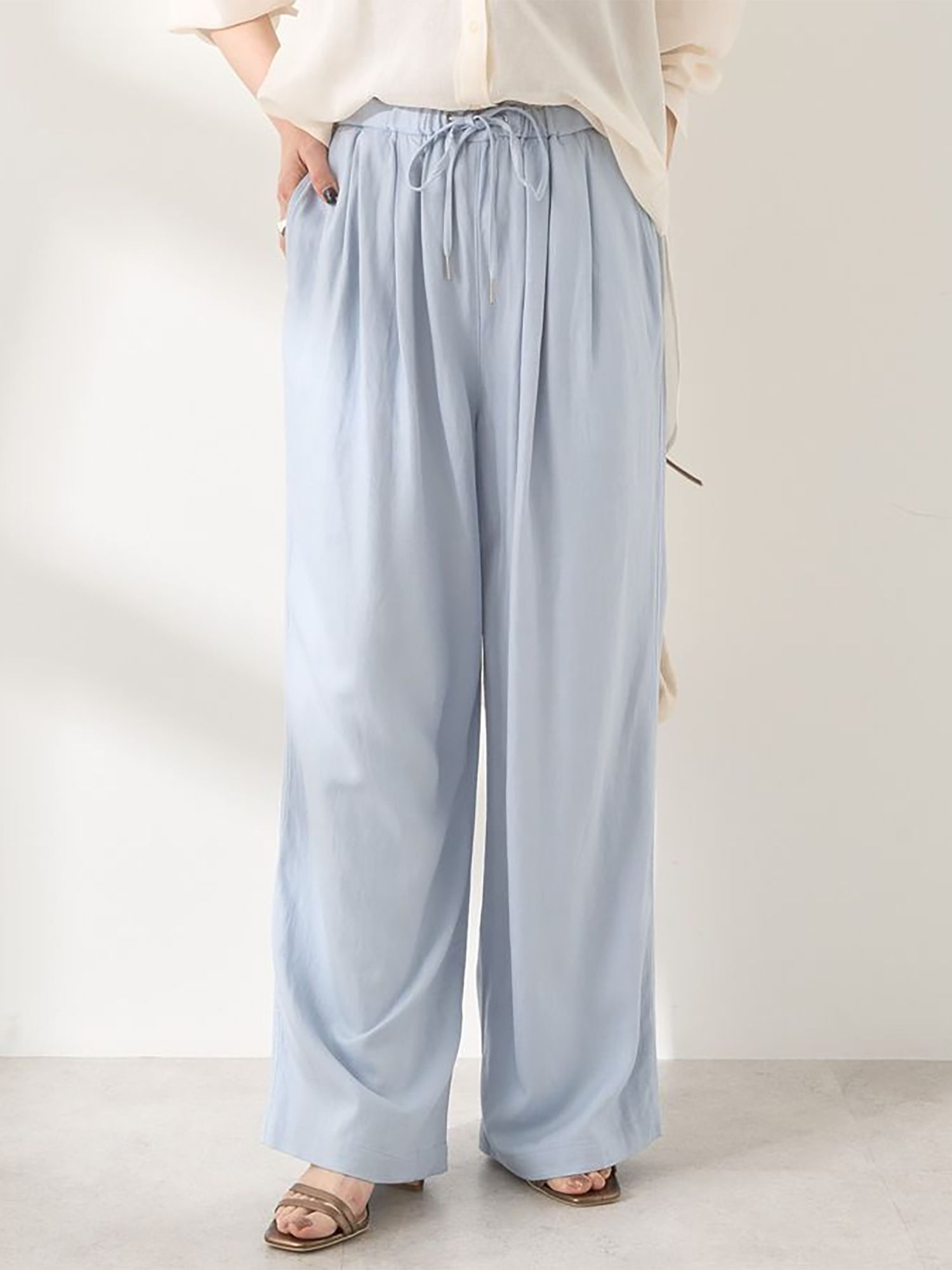 Nire Linen Wide Pants