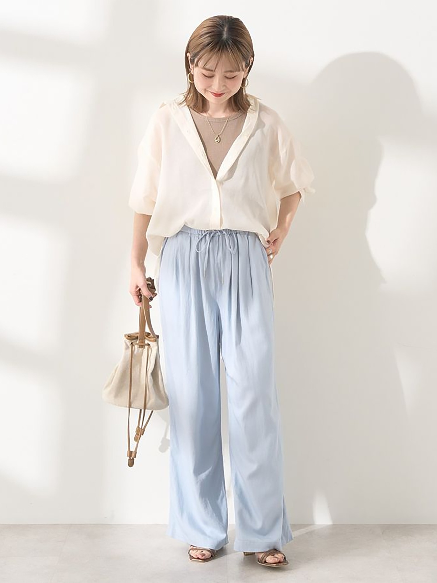 Nire Linen Wide Pants