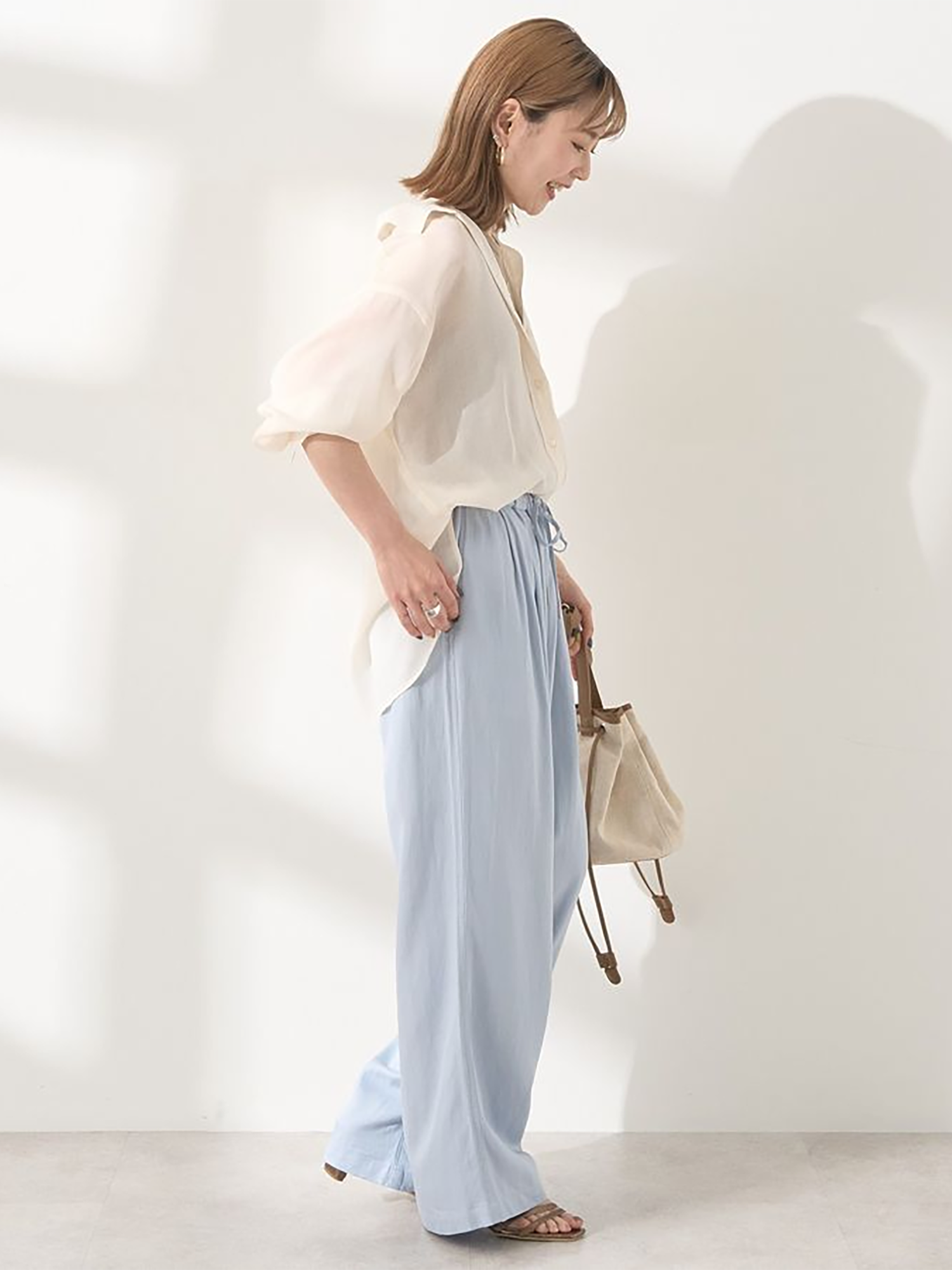 Nire Linen Wide Pants