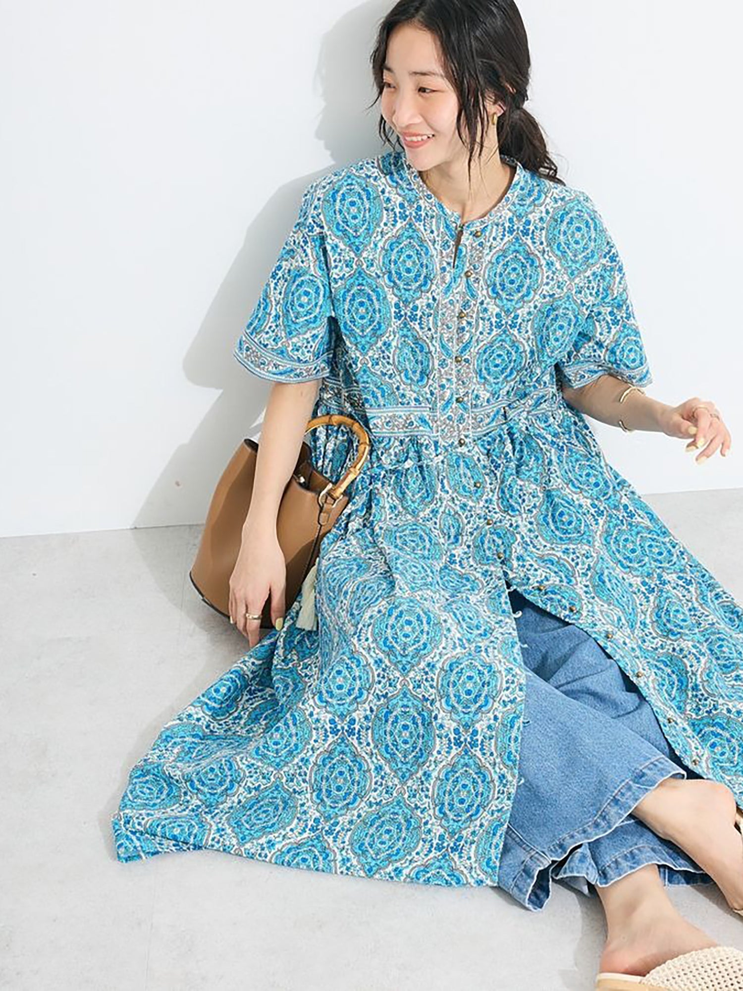 Yae Arabesque Pattern Dress