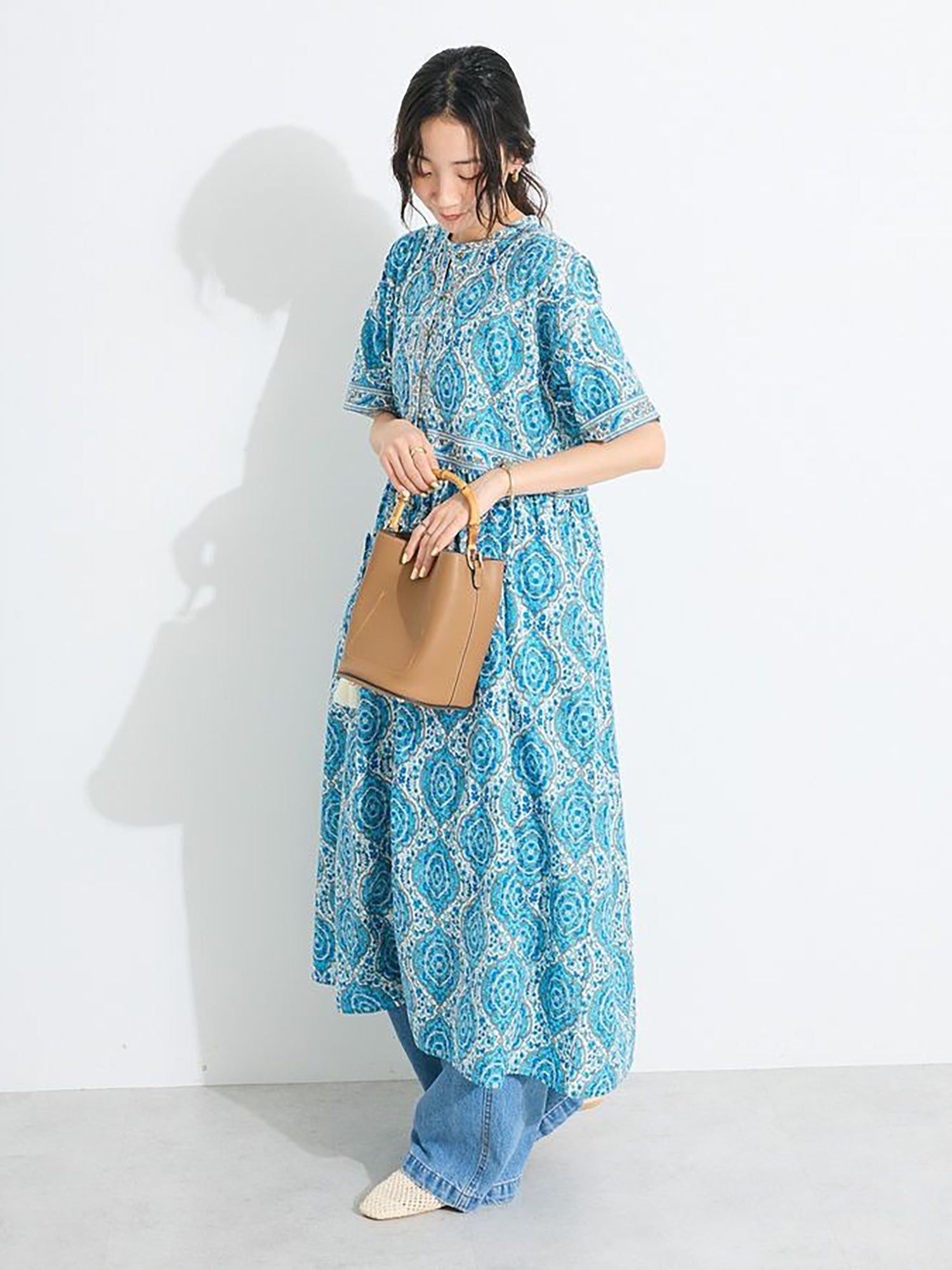 Yae Arabesque Pattern Dress