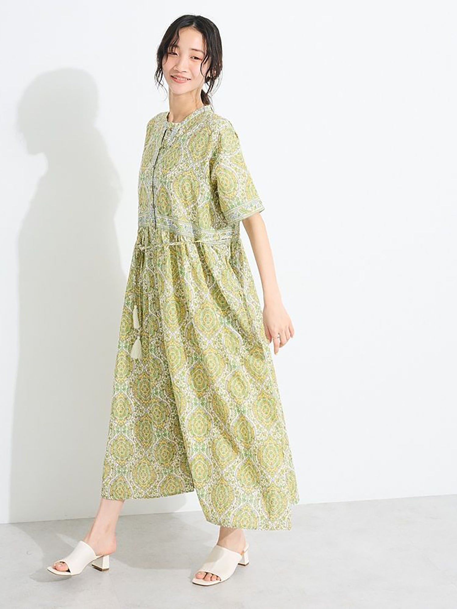 Yae Arabesque Pattern Dress