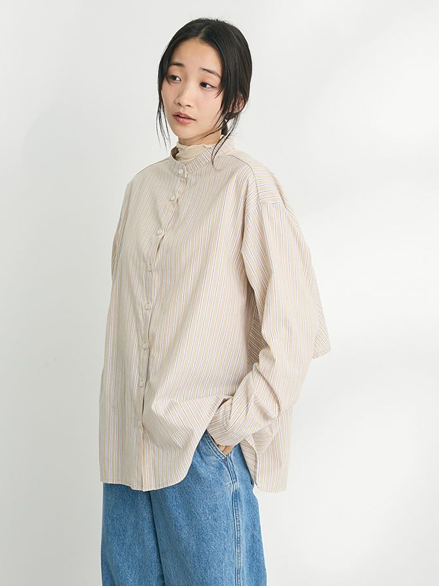 Tsuge Back Frill Shirt