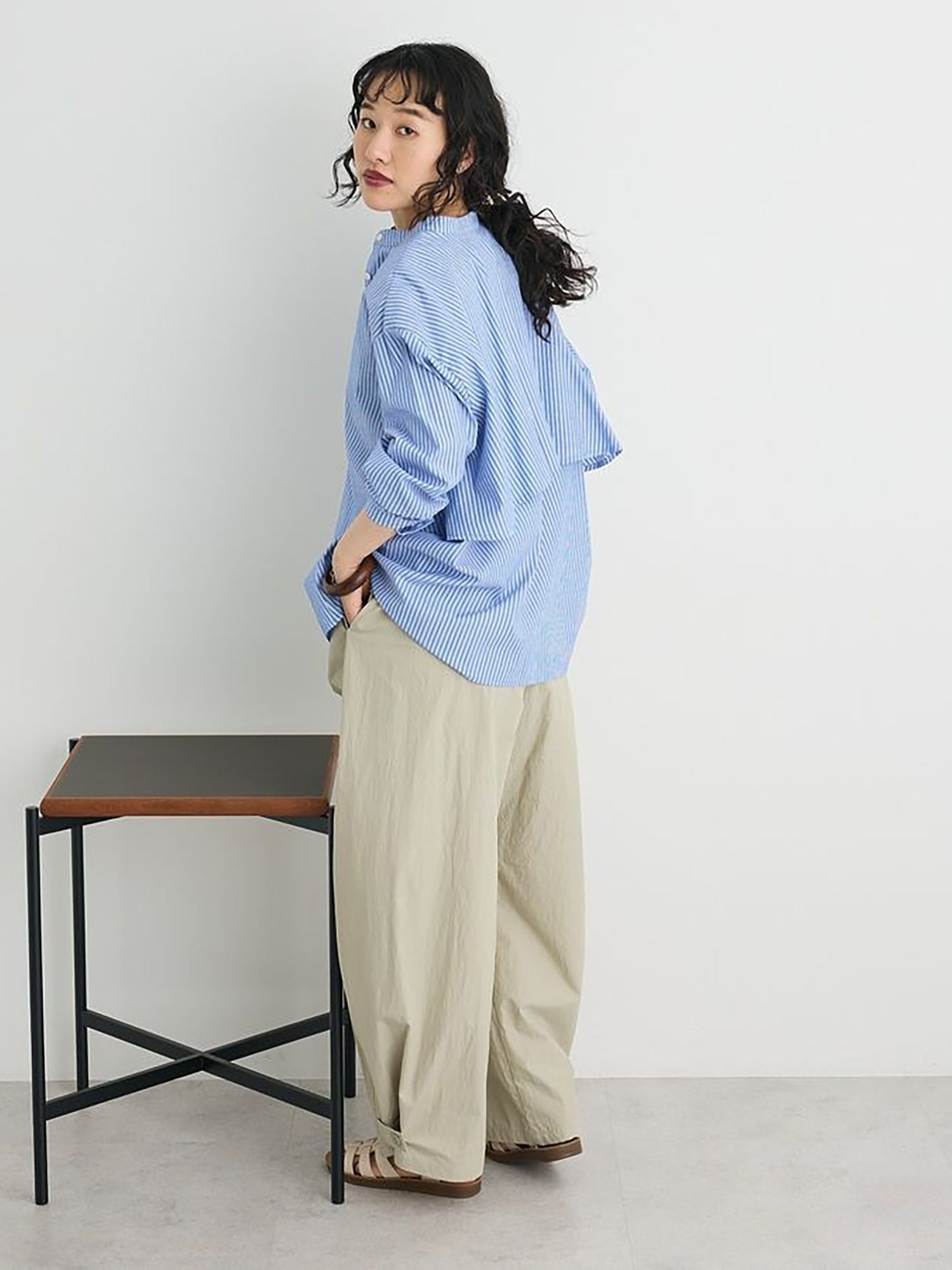 Tsuge Back Frill Shirt