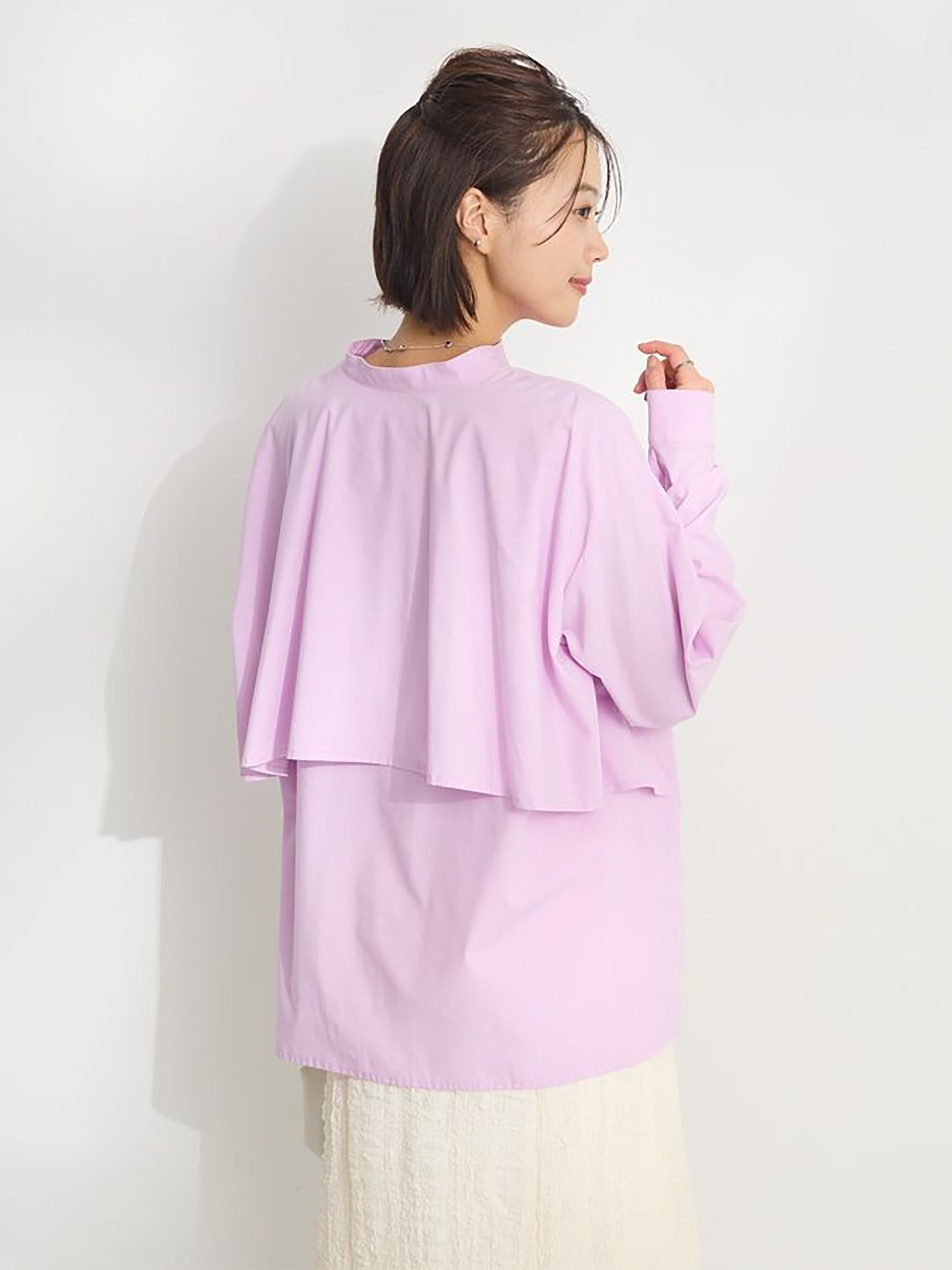 Tsuge Back Frill Shirt