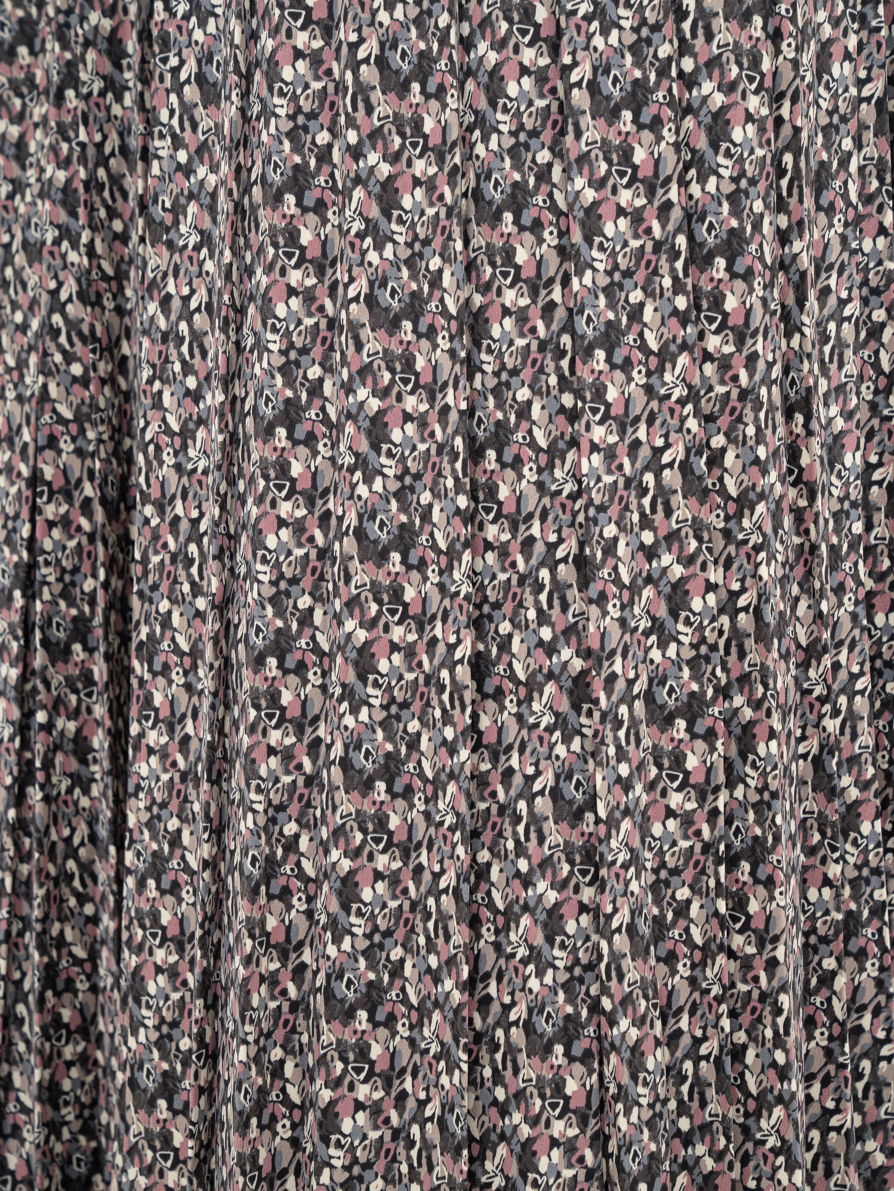 Masumi Satin Pleated Skirt