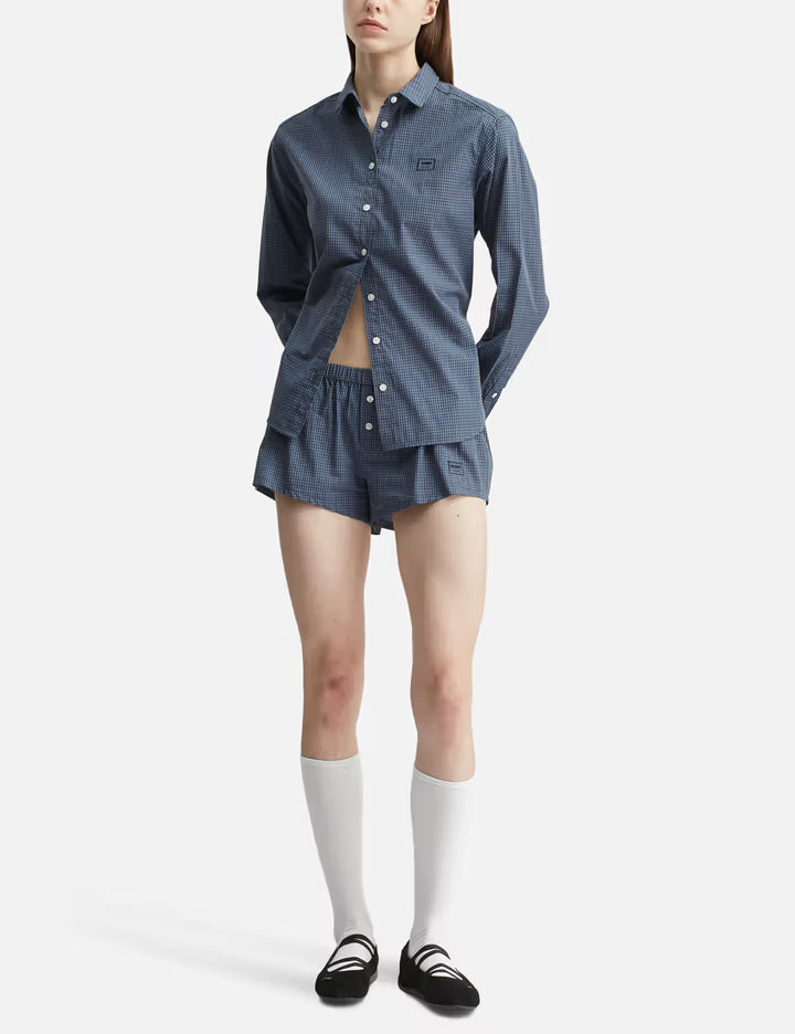 G Classic Embroidered Button-Up Shirt