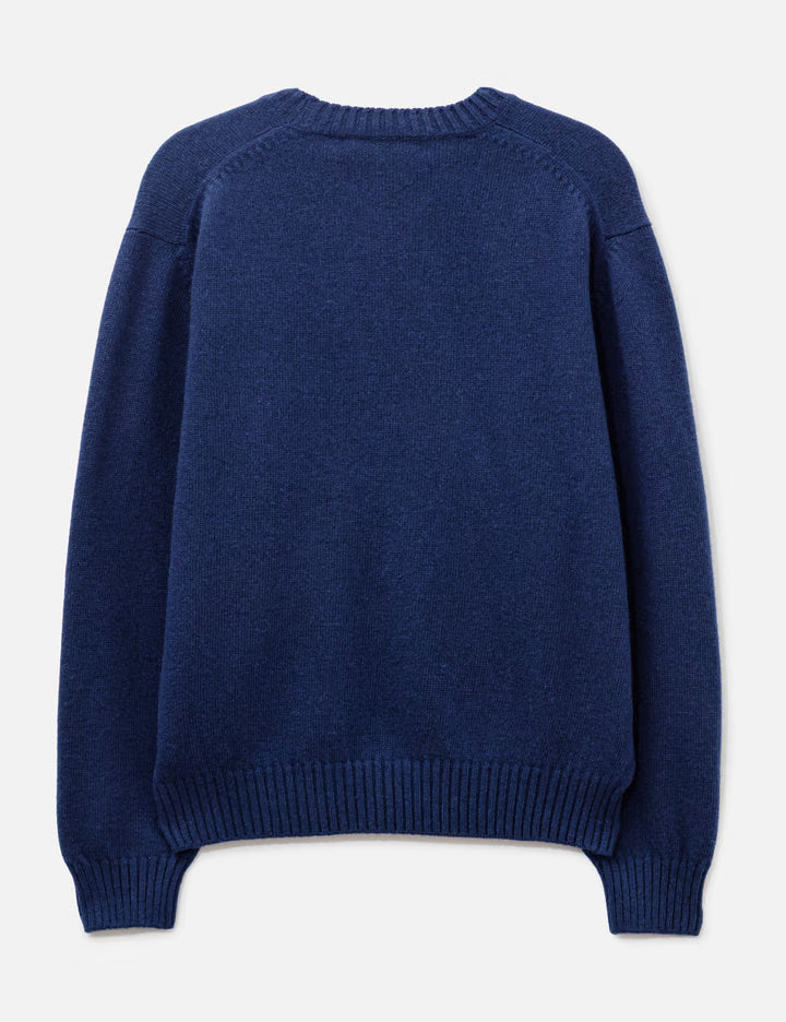 15 Classic Round Knit In Navy