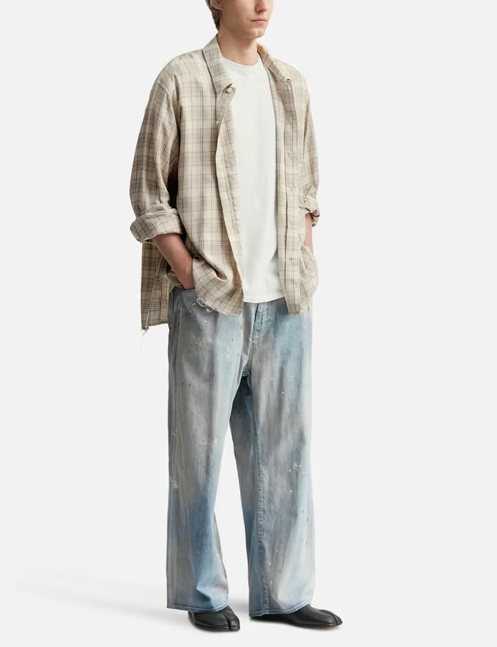 Light Oz Wide Straight Denim Pants