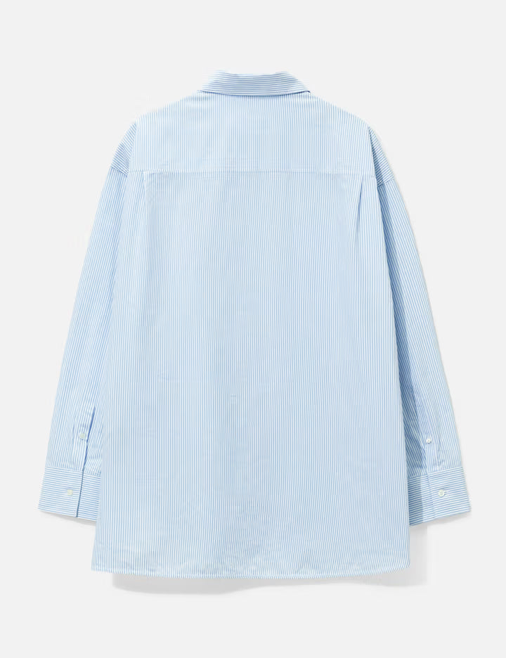 Striped Poplin Shirt