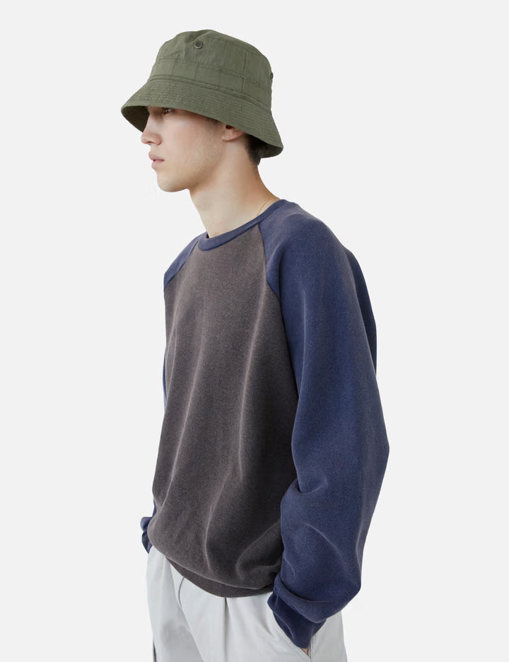 2-Tone Raglan Crewneck