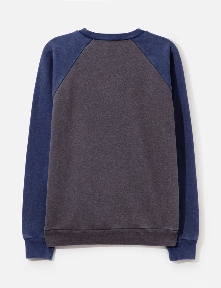 2-Tone Raglan Crewneck