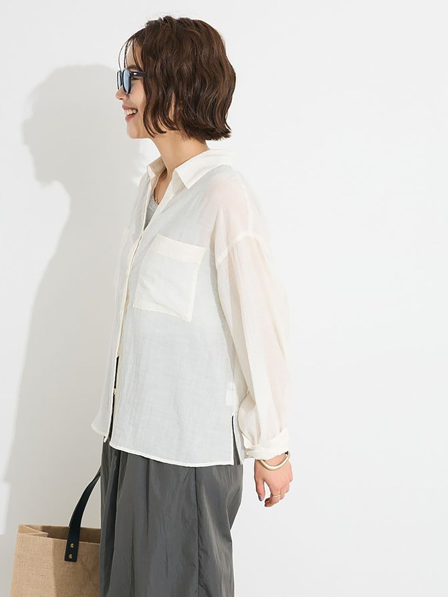 Kotone Sheer Shirt