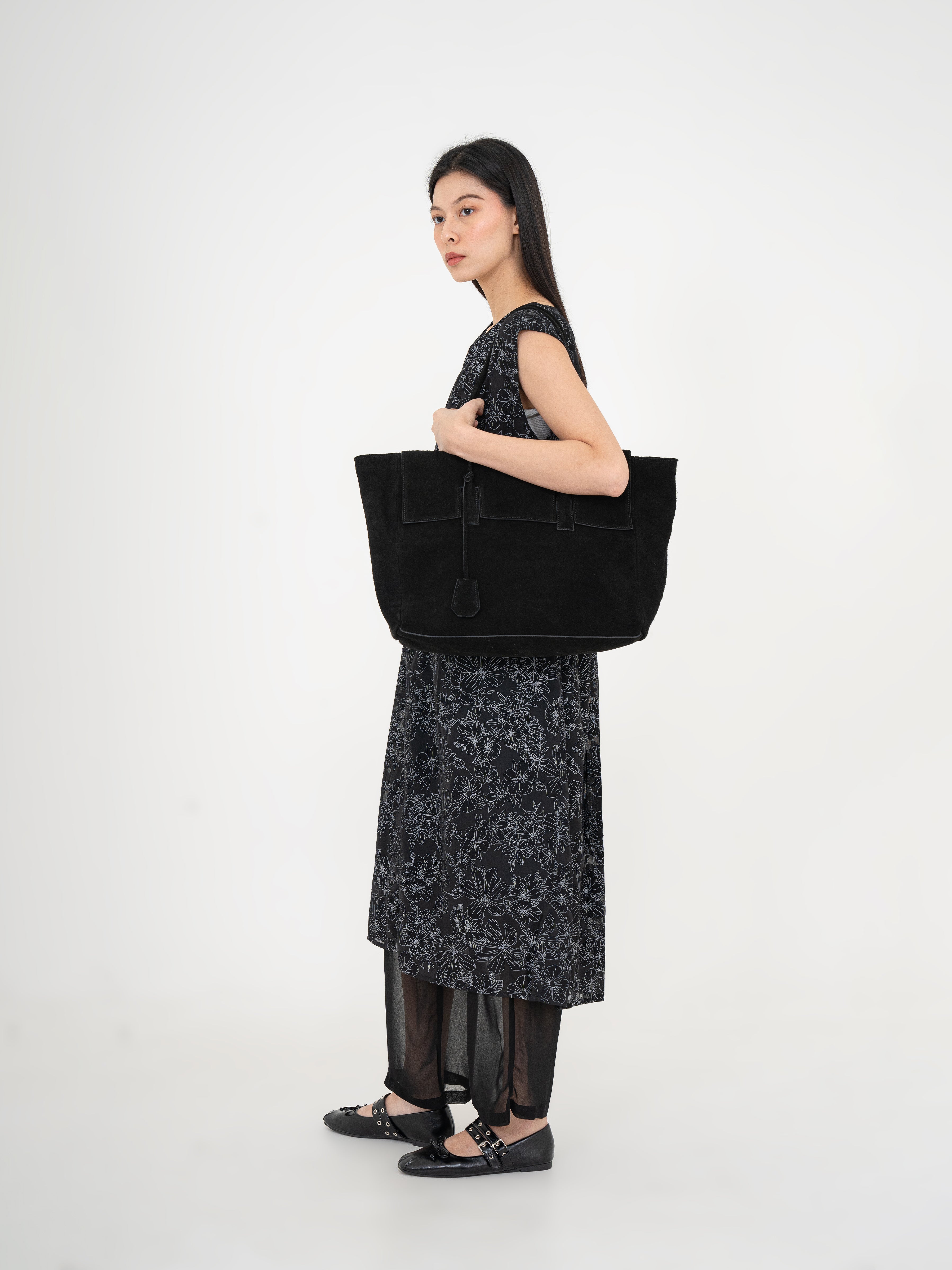 ESSENS BAG - Suede Black